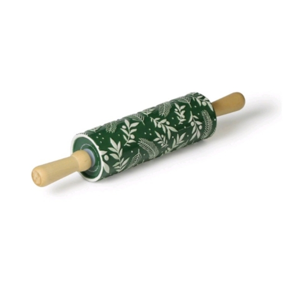 Ceramic Rolling Pin 2 Styles Green -Bullseye's Playground - Picture 1 of 3